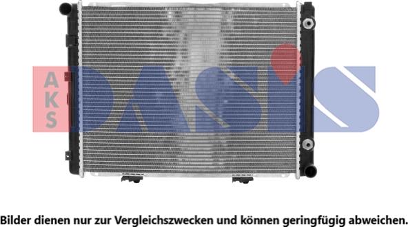 AKS Dasis 120055N - Radiators, Motora dzesēšanas sistēma autodraugiem.lv