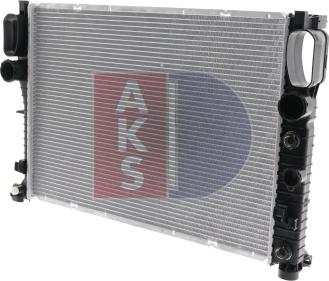AKS Dasis 120008N - Radiators, Motora dzesēšanas sistēma autodraugiem.lv
