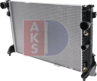 AKS Dasis 120017N - Radiators, Motora dzesēšanas sistēma autodraugiem.lv