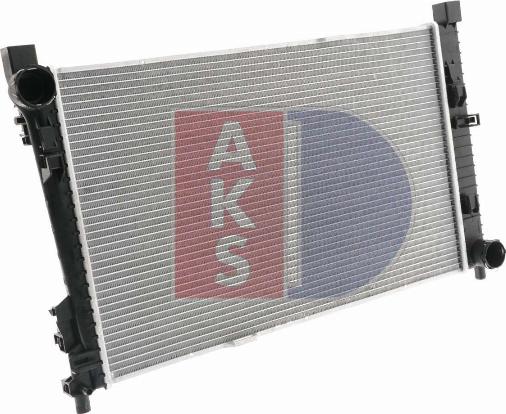 AKS Dasis 120078N - Radiators, Motora dzesēšanas sistēma autodraugiem.lv