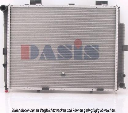 AKS Dasis 120340N - Radiators, Motora dzesēšanas sistēma autodraugiem.lv