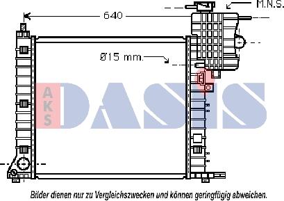 AKS Dasis 121950N - Radiators, Motora dzesēšanas sistēma autodraugiem.lv