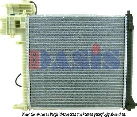 AKS Dasis 121070N - Radiators, Motora dzesēšanas sistēma autodraugiem.lv