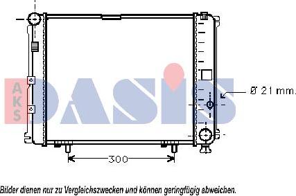 AKS Dasis 121370N - Radiators, Motora dzesēšanas sistēma autodraugiem.lv