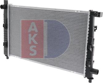 AKS Dasis 121760N - Radiators, Motora dzesēšanas sistēma autodraugiem.lv
