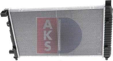 AKS Dasis 121760N - Radiators, Motora dzesēšanas sistēma autodraugiem.lv