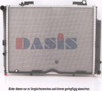 AKS Dasis 122580N - Radiators, Motora dzesēšanas sistēma autodraugiem.lv