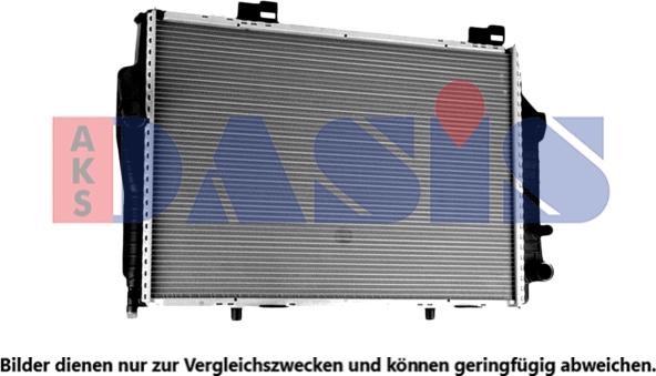 AKS Dasis 122690N - Radiators, Motora dzesēšanas sistēma autodraugiem.lv