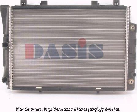 AKS Dasis 122740N - Radiators, Motora dzesēšanas sistēma autodraugiem.lv