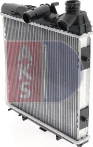 AKS Dasis 170006N - Radiators, Motora dzesēšanas sistēma autodraugiem.lv