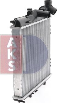 AKS Dasis 170006N - Radiators, Motora dzesēšanas sistēma autodraugiem.lv