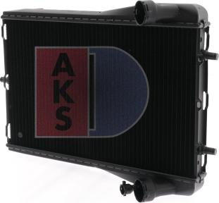 AKS Dasis 172004N - Radiators, Motora dzesēšanas sistēma autodraugiem.lv