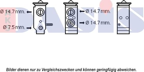 AKS Dasis 840196N - Izplešanās vārsts, Gaisa kond. sistēma autodraugiem.lv