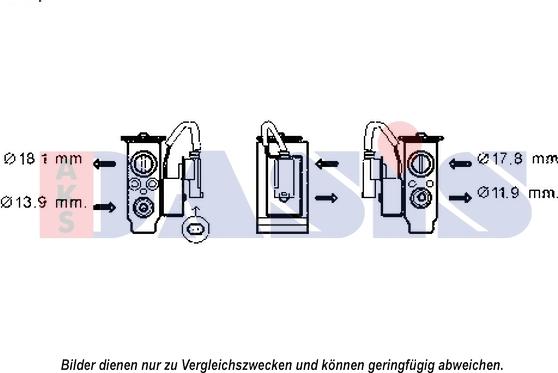 AKS Dasis 840185N - Izplešanās vārsts, Gaisa kond. sistēma autodraugiem.lv