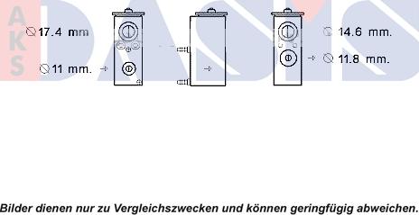 AKS Dasis 840291N - Izplešanās vārsts, Gaisa kond. sistēma autodraugiem.lv