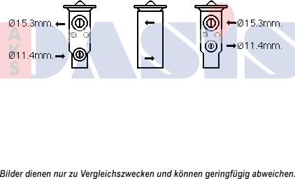 AKS Dasis 840253N - Izplešanās vārsts, Gaisa kond. sistēma autodraugiem.lv