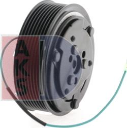 AKS Dasis 855002N - Elektromagnētiskais sajūgs, Gaisa kond. kompresors autodraugiem.lv