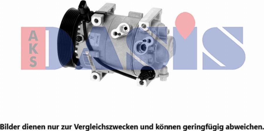 AKS Dasis 850557N - Elektromagnētiskais sajūgs, Gaisa kond. kompresors autodraugiem.lv