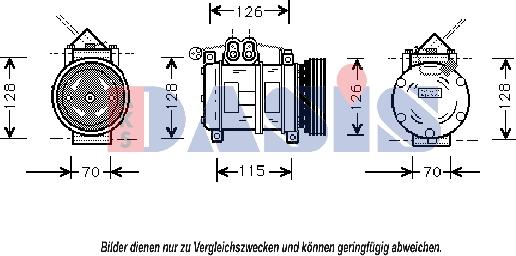 AKS Dasis 851696N - Kompresors, Gaisa kond. sistēma autodraugiem.lv