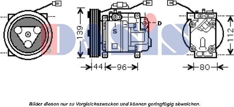 AKS Dasis 851668N - Kompresors, Gaisa kond. sistēma autodraugiem.lv