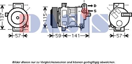 AKS Dasis 851606N - Kompresors, Gaisa kond. sistēma autodraugiem.lv