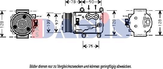 AKS Dasis 853150N - Kompresors, Gaisa kond. sistēma autodraugiem.lv