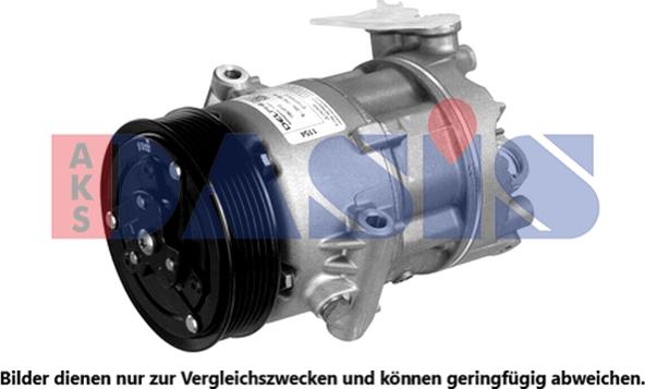 AKS Dasis 852685N - Kompresors, Gaisa kond. sistēma autodraugiem.lv