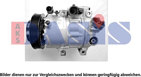 AKS Dasis 852857N - Kompresors, Gaisa kond. sistēma autodraugiem.lv