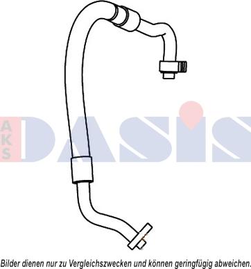AKS Dasis 885854N - Zemspiediena cauruļvads, Gaisa kondicionēšanas sist. autodraugiem.lv