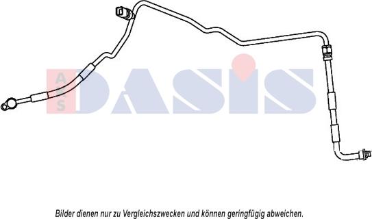 AKS Dasis 885861N - Augstspiediena cauruļvads, Gaisa kond. sist. autodraugiem.lv