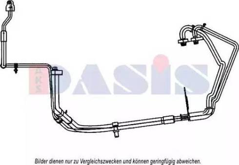 AKS Dasis 885817N - Augst / Zemspiediena cauruļvads, Gaisa kond. sist. autodraugiem.lv