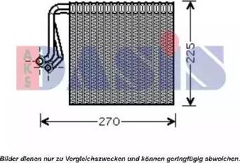 AKS Dasis 820087N - Iztvaikotājs, Gaisa kondicionēšanas sistēma autodraugiem.lv