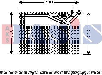 AKS Dasis 820078N - Iztvaikotājs, Gaisa kondicionēšanas sistēma autodraugiem.lv