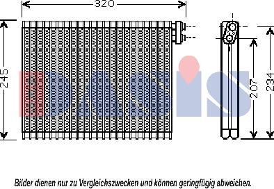 AKS Dasis 820303N - Iztvaikotājs, Gaisa kondicionēšanas sistēma autodraugiem.lv