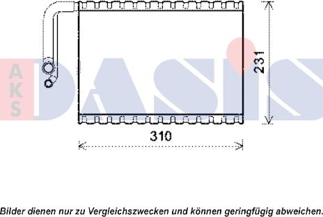 AKS Dasis 820339N - Iztvaikotājs, Gaisa kondicionēšanas sistēma autodraugiem.lv