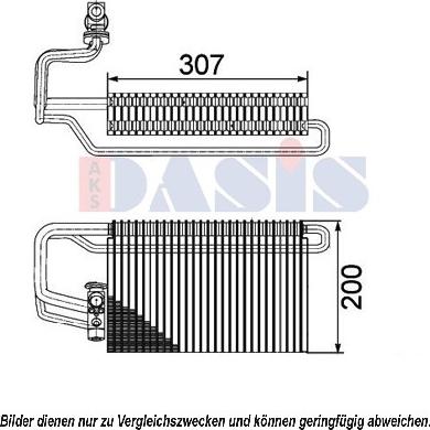 AKS Dasis 820330N - Iztvaikotājs, Gaisa kondicionēšanas sistēma autodraugiem.lv