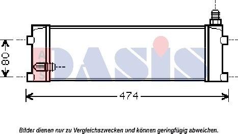 AKS Dasis 396003N - Eļļas radiators, Motoreļļa autodraugiem.lv
