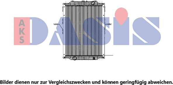 AKS Dasis 390048N - Radiators, Motora dzesēšanas sistēma autodraugiem.lv