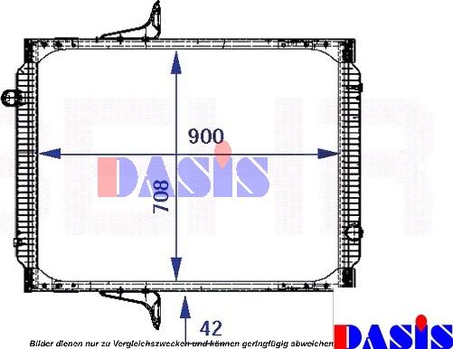 AKS Dasis 390014N - Radiators, Motora dzesēšanas sistēma autodraugiem.lv