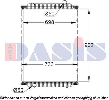 AKS Dasis 390014S - Radiators, Motora dzesēšanas sistēma autodraugiem.lv