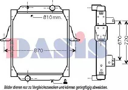 AKS Dasis 390018N - Radiators, Motora dzesēšanas sistēma autodraugiem.lv