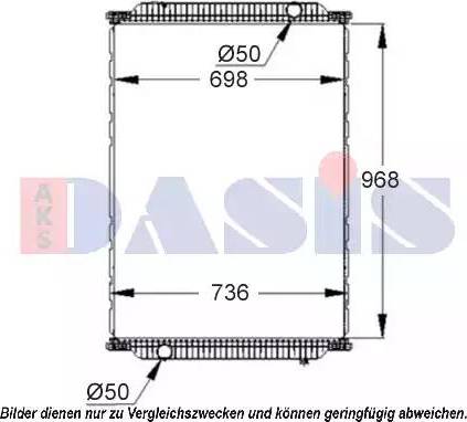 AKS Dasis 390018S - Radiators, Motora dzesēšanas sistēma autodraugiem.lv