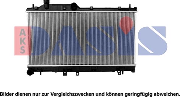 AKS Dasis 350045N - Radiators, Motora dzesēšanas sistēma autodraugiem.lv