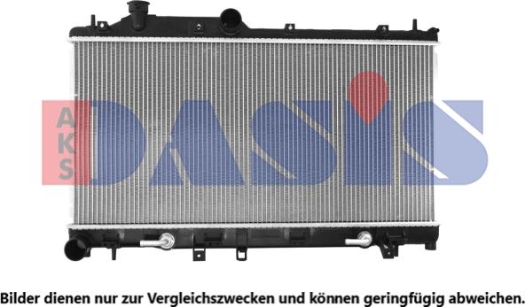 AKS Dasis 350047N - Radiators, Motora dzesēšanas sistēma autodraugiem.lv