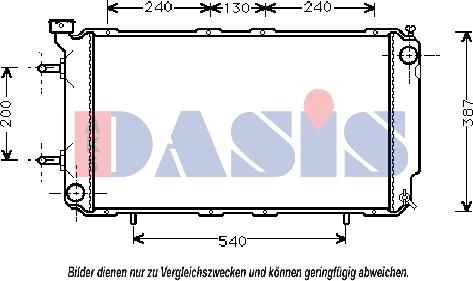 AKS Dasis 350009N - Radiators, Motora dzesēšanas sistēma autodraugiem.lv