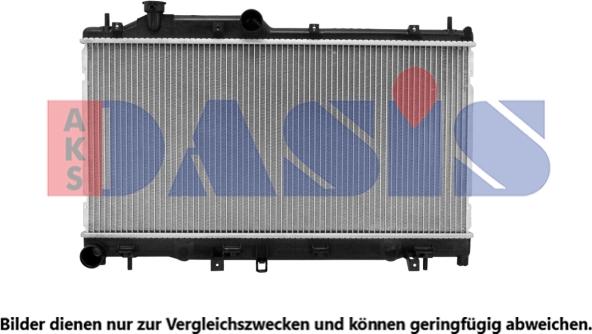 AKS Dasis 350008N - Radiators, Motora dzesēšanas sistēma autodraugiem.lv