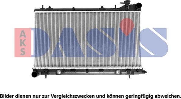 AKS Dasis 350039N - Radiators, Motora dzesēšanas sistēma autodraugiem.lv