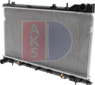 AKS Dasis 350037N - Radiators, Motora dzesēšanas sistēma autodraugiem.lv