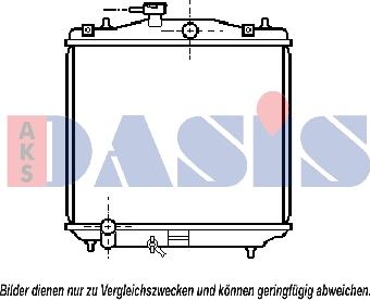 AKS Dasis 350130N - Radiators, Motora dzesēšanas sistēma autodraugiem.lv