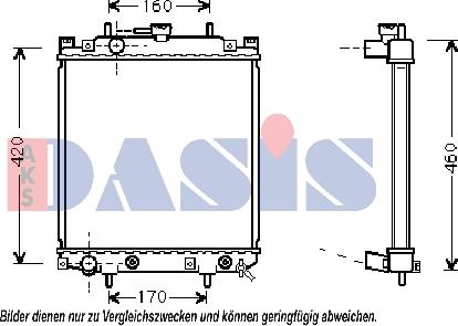 AKS Dasis 360016N - Radiators, Motora dzesēšanas sistēma autodraugiem.lv